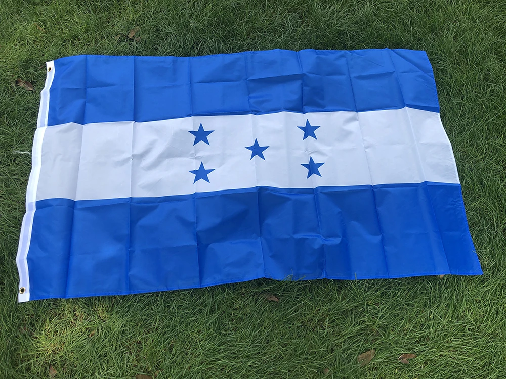 Bandera de Honduras bandera de Honduras 90X150cm poliéster de alta calidad colgando HND HN bandera de Honduras