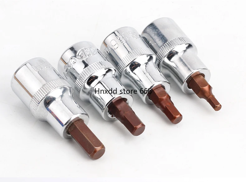 

Extra hard inner hexagon 1/2 pressure batch screwdriver batch head pneumatic 6 angle screwdriver sleeve wrench sleeve