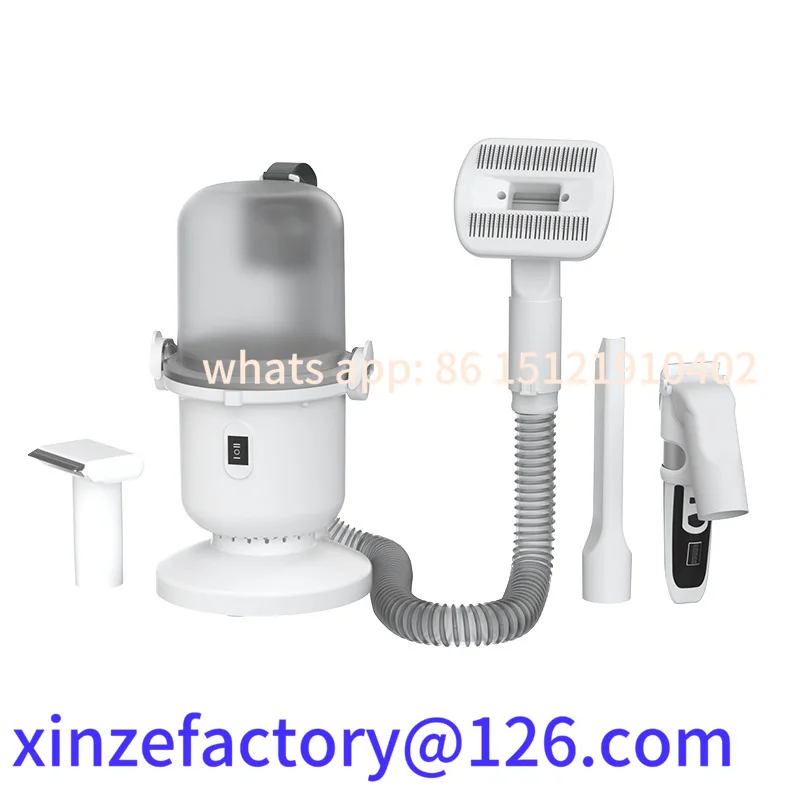 

Customizable pet electric hair trimmer 5 in 1 suction and shearing machine