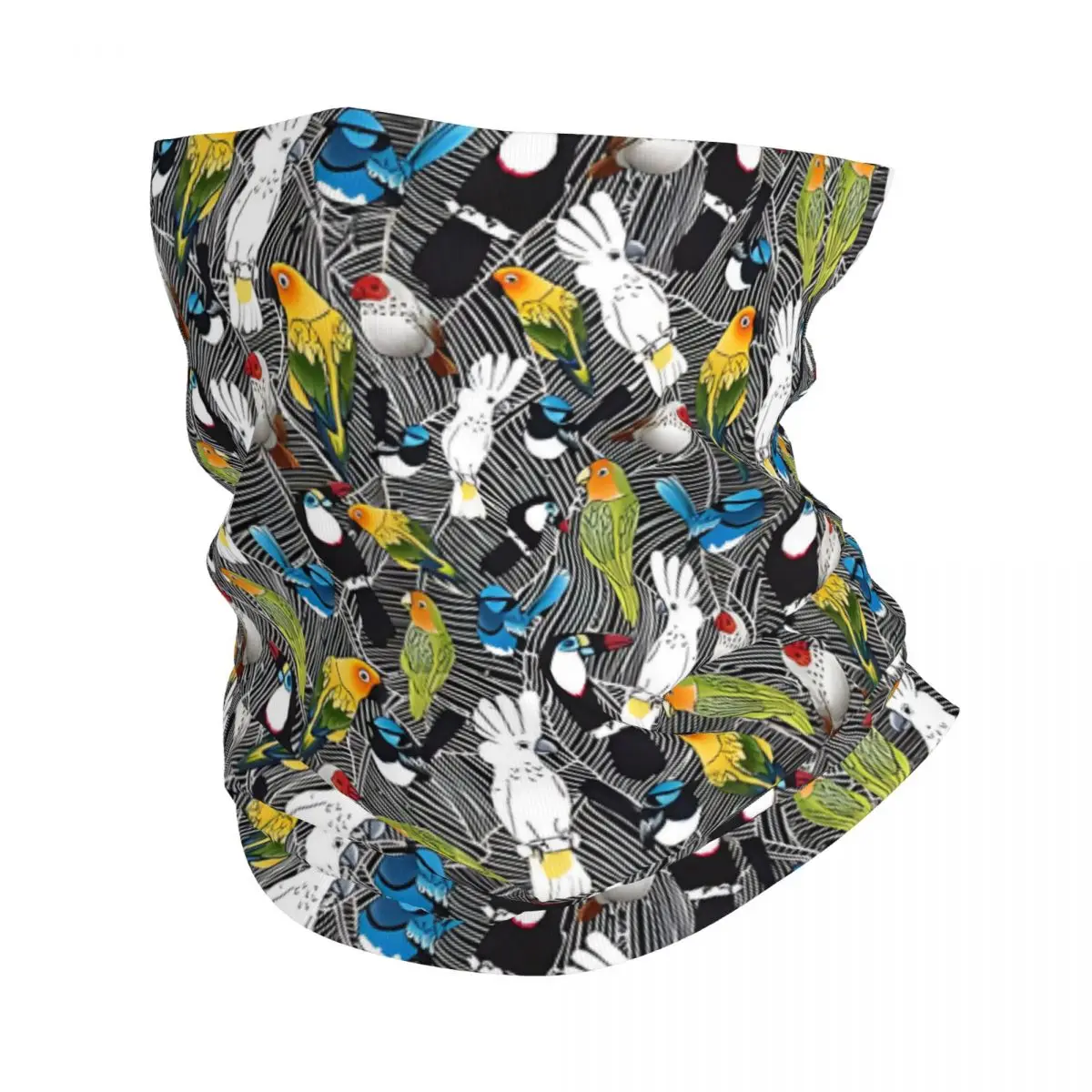 Birds Of Paradise Thin Wrap Scarf Bandana Neck Gaiter Face Cover Headband