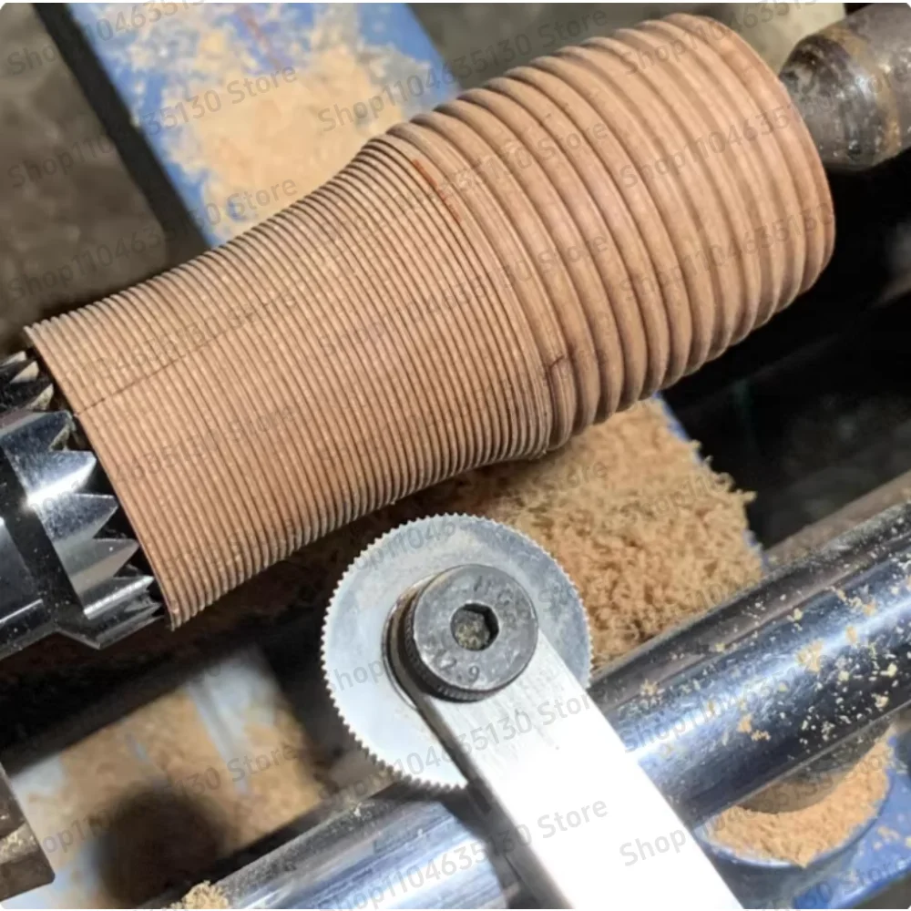 Texture Woodturning Tool Thread Spiral Turning Tools Texturing and Spiralling System Wheel Cutter Woodturning Accessaries