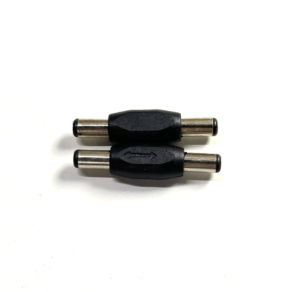 DC Male Jack Power Plug Connector Adapter 5.5x2.1mm DC Male To Male jack Socket Adaptor
