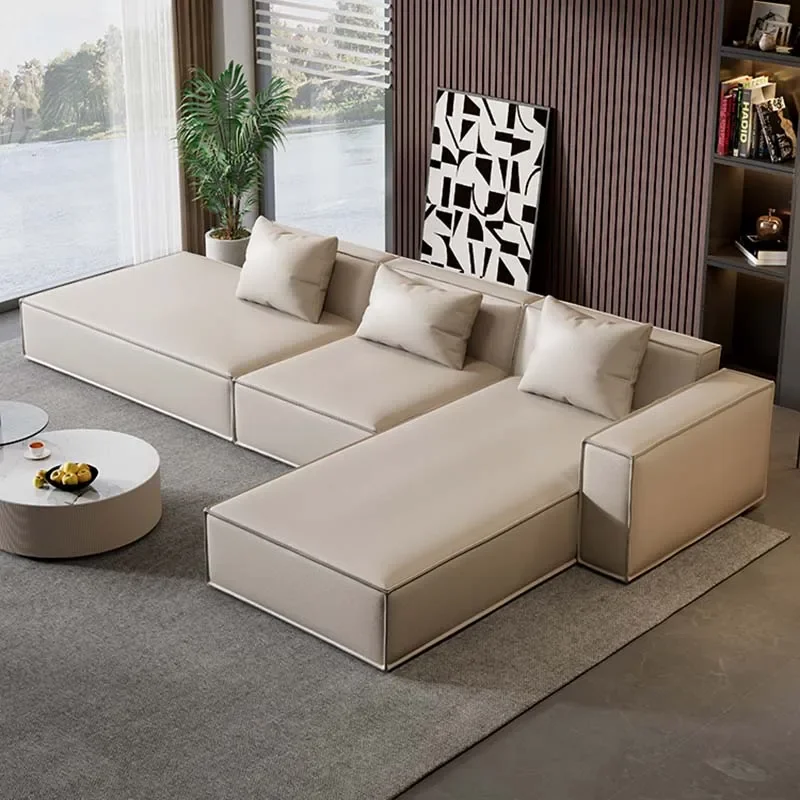 

European Living Room Sofas Modern Luxury Sectional Corner Sofa Elegant Modern Salon Canape De Luxe Moderne Nordic Furniture