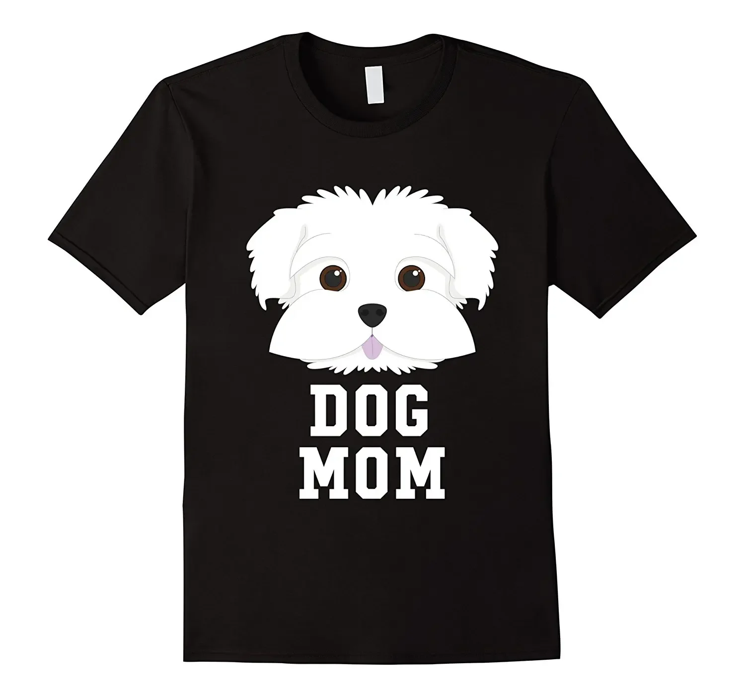 

Dog Mom Maltese - Mothers Day T-Shirt Mens Shirts Short Sleeve Trend Clothing Men T Shirt Print Cotton Short Sleeve T-Shirt