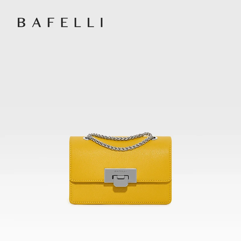 BAFELLI 2023 WOMEN'S HANDBAG NEW BOXY CLASSICAL CHAIN BAG CROSSBODY SHOULDER FASHION STYLISH MINI SIZE PURSE CASUAL TRENDING 