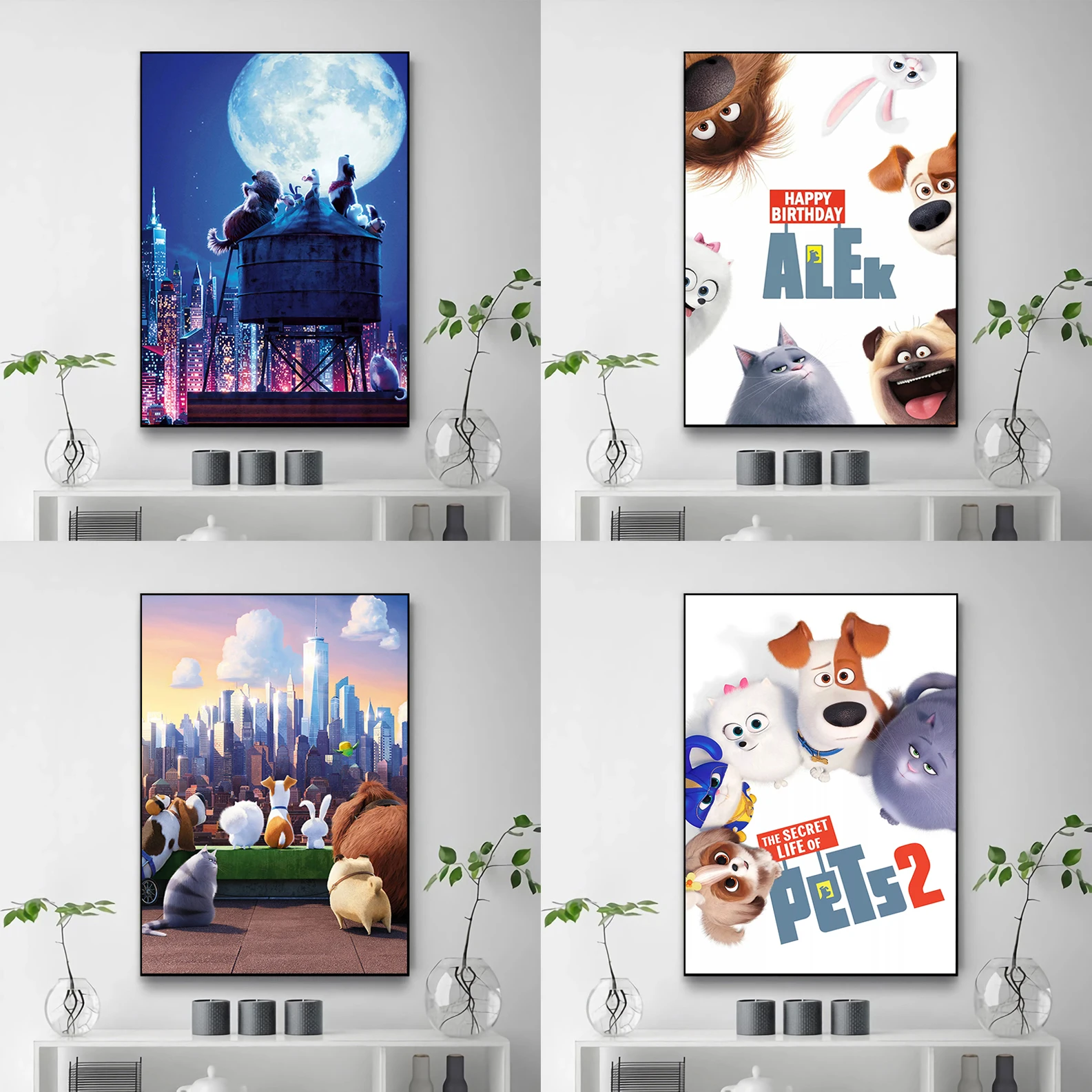 

Posters for Wall Art The S-Secret Life of P-Pets Poster Painting on Canvas Home Room Decor Decorative Paintings Decoration Print