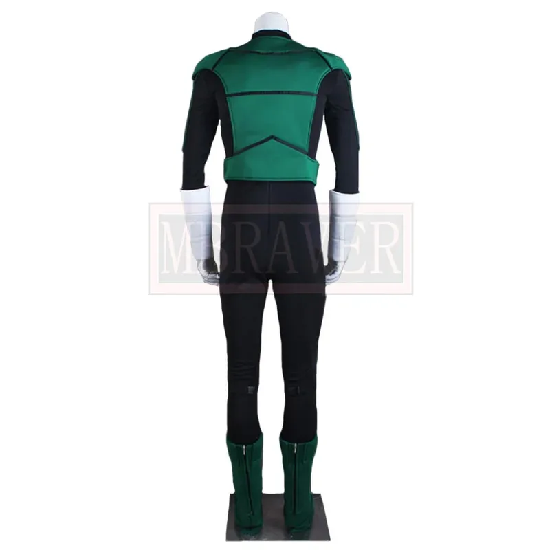 

DY20Superhero Green Lantern G.L Uniform Cosplay Costume Halloween Party Outfit Custom Made Any Size25