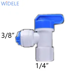 WiDELE Tank Ball Valve 1/4 Inch FPT X 3/8 Inch Quick Connect Pipe-Suitable for Reverse Osmosis Ro Tank