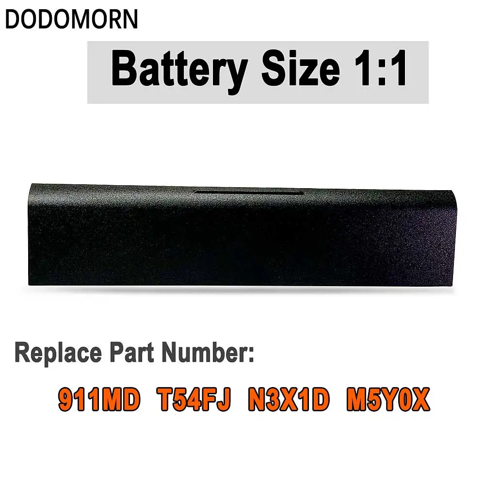 DODOMORN New T54FJ Battery For DELL Latitude E5420 E5430 E5520 E5530 E6420 E6430 E6520 E6530 For Inspiron 7420 7520 In Stock