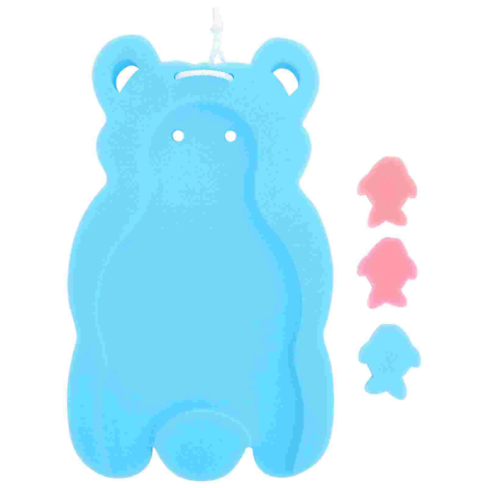 Anti-Slip Sponge Mat Sponge Cushion Baby Bathing Mat Kids Bathing Cushion Blue Anti-Slip Mat Bathroom Accessories