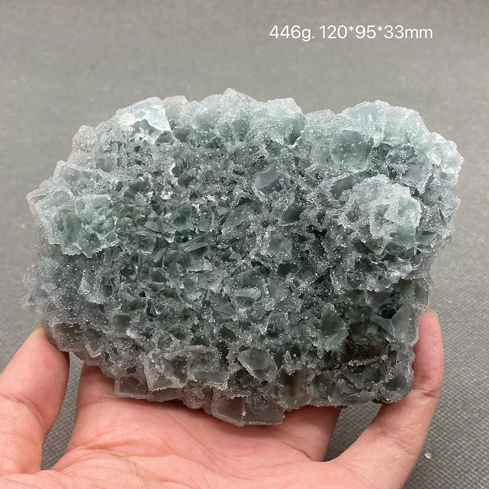 100% natural China fujian green vitreous fluorite mineral standard crystal ore specimen gemstone