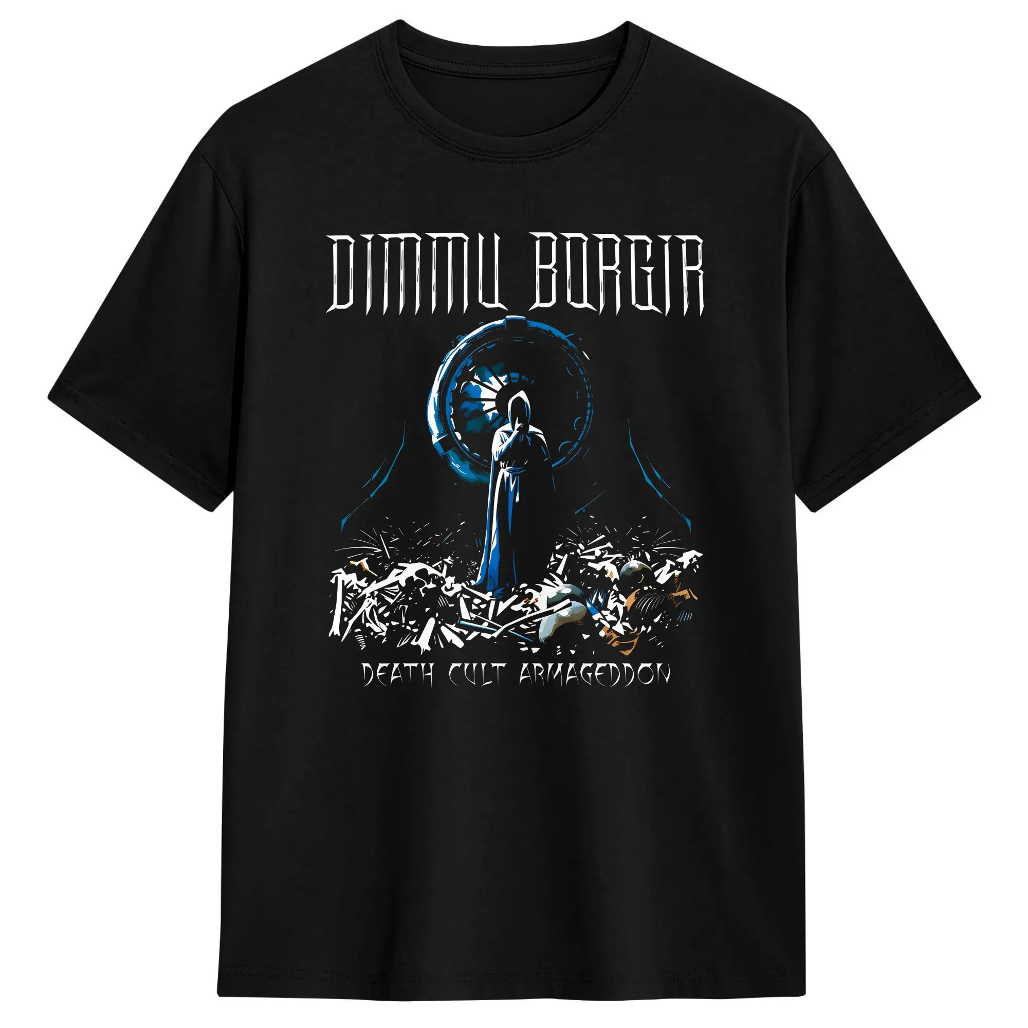 Dimmu Borgir Band T Shirt Summer  Leisure T-Shirts Pure Cotton O-Neck Plus Size Tees Short Sleeve Vintage Tshirt