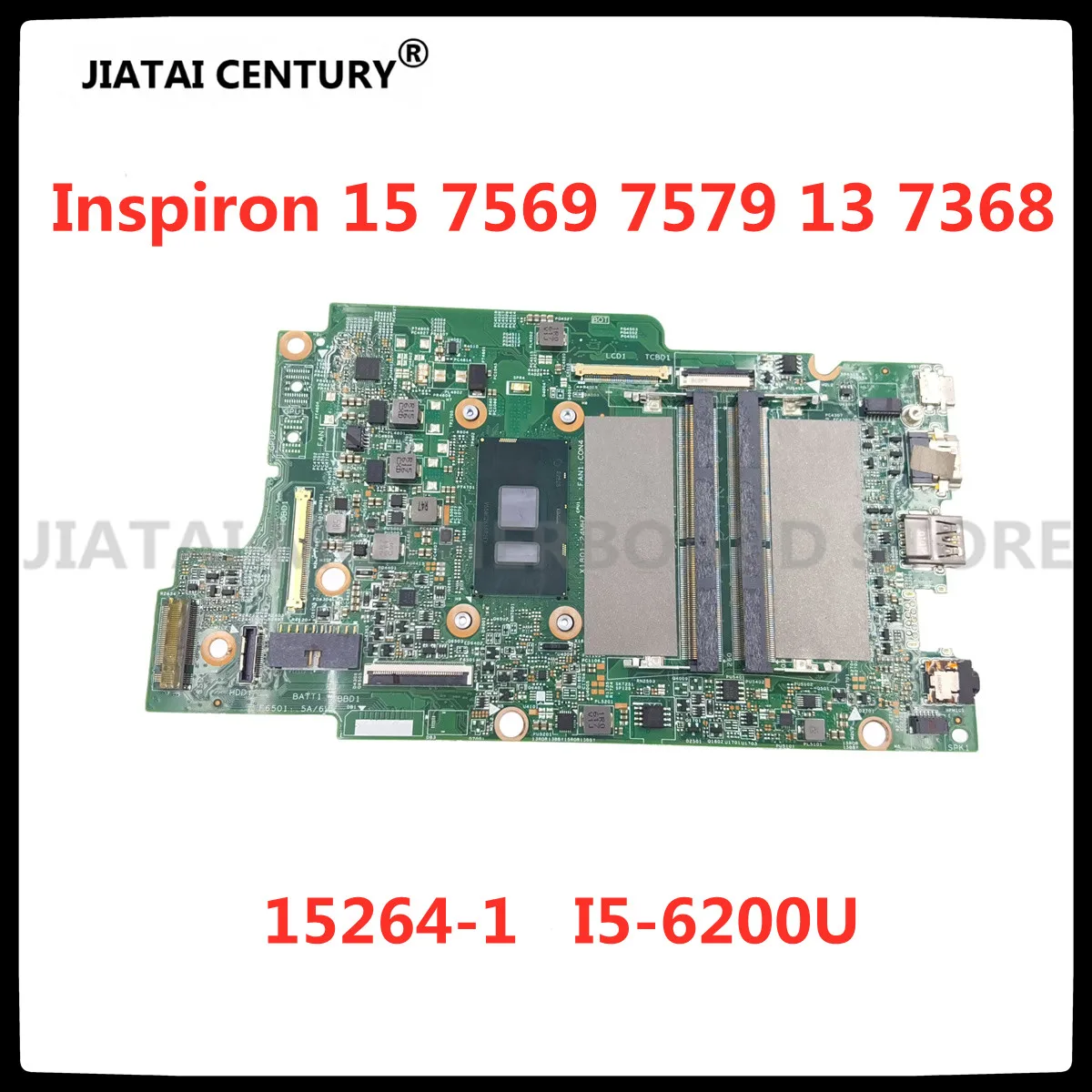 

15264-1 For Dell Inspiron 15 7569 7579 13 7368 7378 Laptop motherboard CN-0X6C95 0X6C95 With i5-6200U DDR4 100% Fully Tested