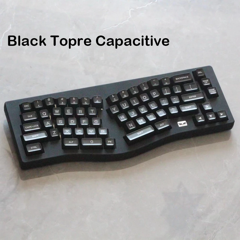 Rubber Dome MX Topre Switch Capacitive EC Mlice66 Keyboard Wired QMK VIA 35/45g Split Backspace optional