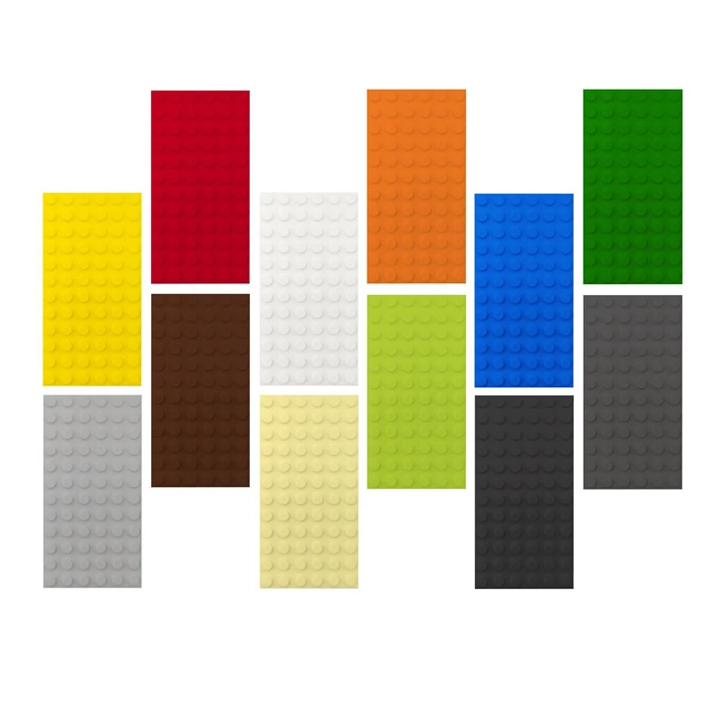 Small Particle Assembled Building Blocks MOC Bulk Accessories Parts 6x12 Sheets 526 Compatible with LEGO 3028