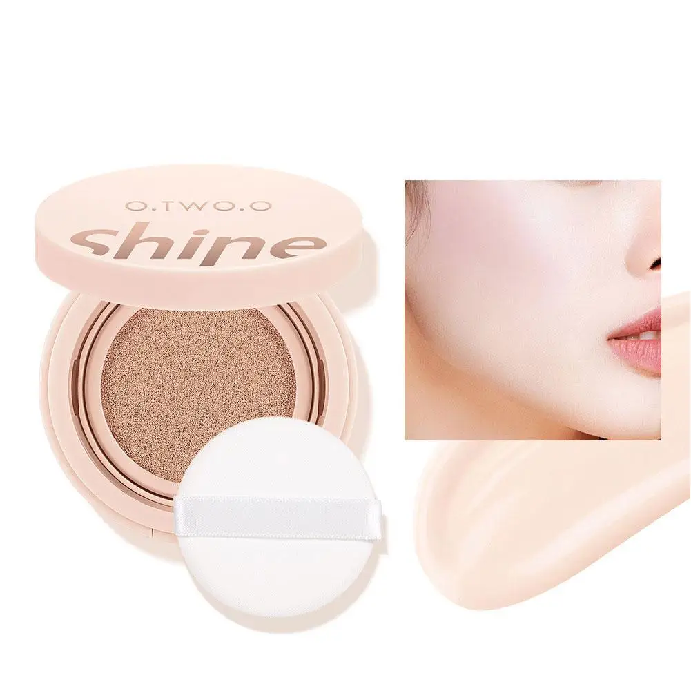 O.TWO.O Shine Cushion BB كريم خفيف الوزن طبيعي متوهج يدوم طويلاً، تغطية قابلة للبناء، مستحضرات تجميل للوجه يومية ناعمة #4