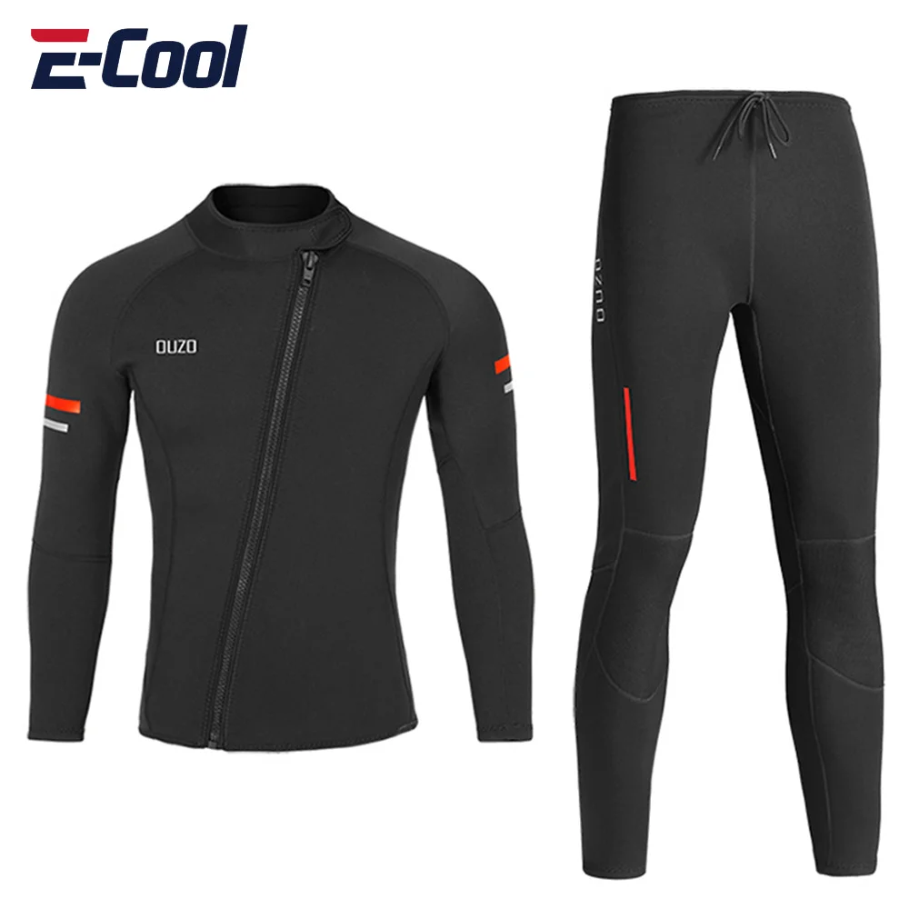 

1.5MM Neoprene Wetsuit Men Women Scuba Diving Jacket Pants Surf Snorkeling Underwater Fishing Spearfishing Kitesurf Equipment