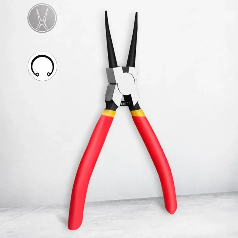 7 Inches Circlip Pliers Set Snap Ring Pliers Retaining Crimping Pincers Spring Installation And Removal Hand Tool Alicates