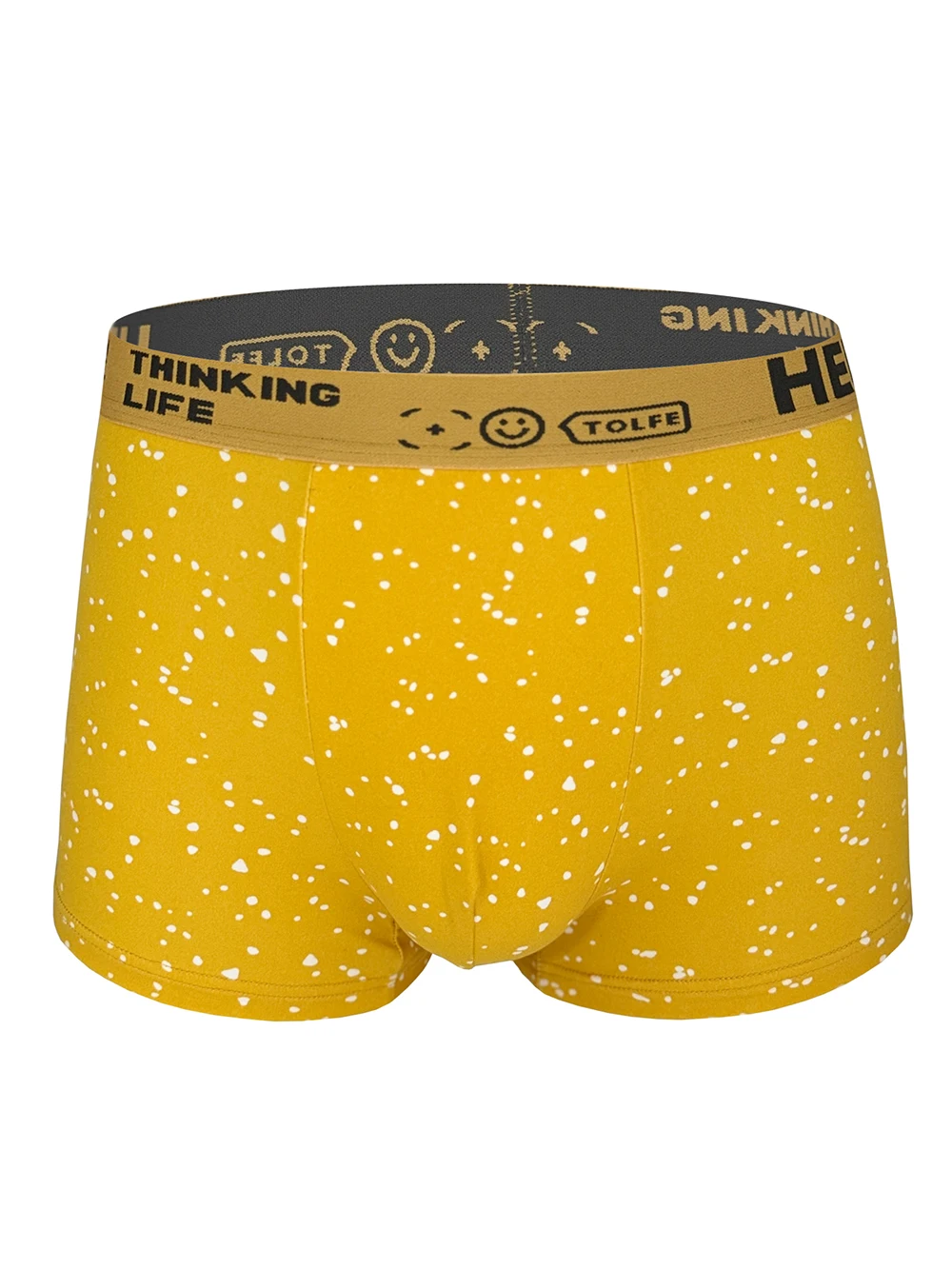 10pc Mens Ultra Soft Breathable Boxer Briefs Comfy Stretch Fit Speckled Splash Pattern Everyday All-Season Essential Underwear