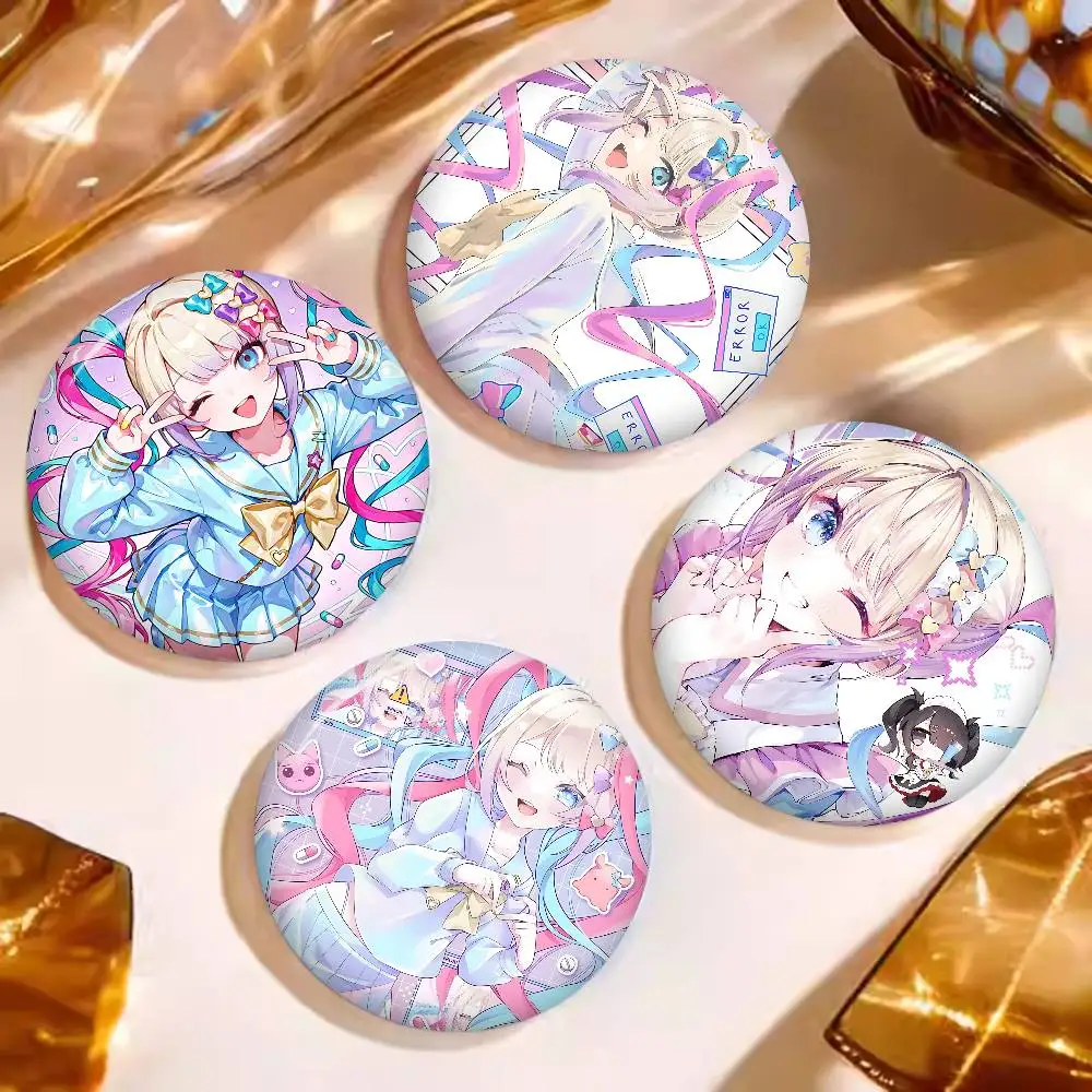 Needy Girl Overdose Cartoon Creative Pins Funny Round Snap-in Brooch Badge Backpack Hat Accessories Jewelry Gifts for Friend