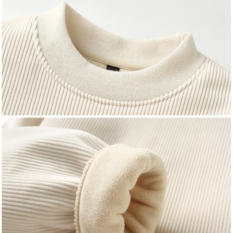 Men's Solid Color Knit Sweater Pullover Streetwear Casual Fashion Spring Autumn Hombre Male Clothing Men's Jumpers Knitwear