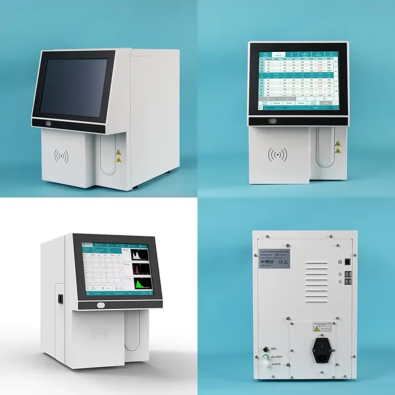 for Veterinary Laboratory Medical Automatic CBC Blood Testing Machine Portable 3-part Blood Analyzer for Hospital Clinic