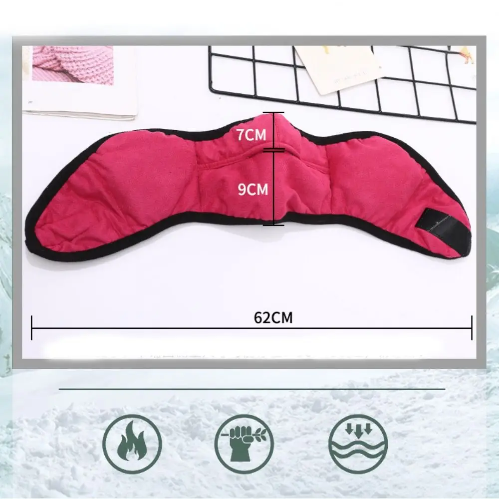 New Winter Mask Earmuffs Two-In-One Outdoor Breathable Holes Wrap Band Ear Warmer Keep Warm Cold-Proof Riding Ear Muff