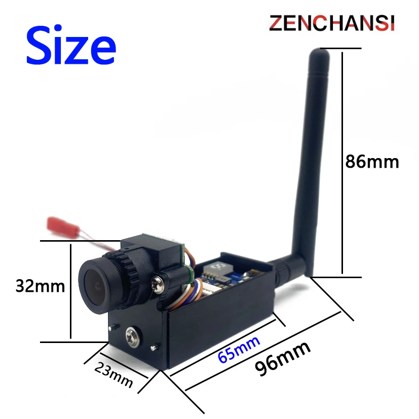 

Комплект FPV 5.8G с камерой CMOS 1000TVL 2.8мм и видеопередатчиком VTX 5.8ГГц 48КАН 600мВт для радиоуправляемых квадрокоптеров, гоночных дронов и автомобилей