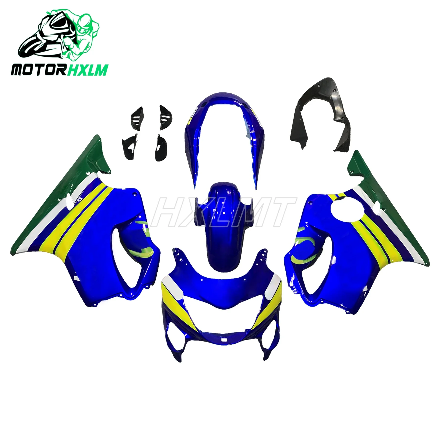 Motorcycle Fairing Kit for HONDA CBR6004 1999 2000 CBR600 F4 CBR 600F4 99 00 Injection Yellow Black Fairings Bodywork Set