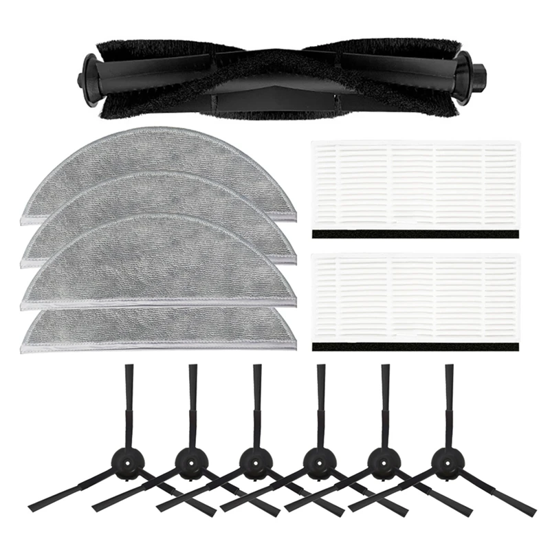 Pièces de rechange pour aspirateur robot Lysie à R1, filtre HEPA, vadrouille Everths, brosse principale, brosse latérale, pièces de rechange