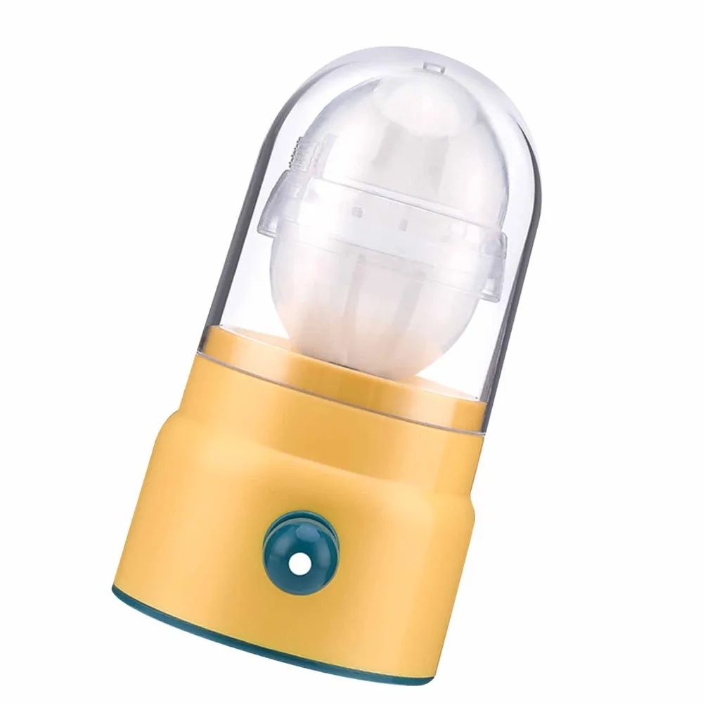 ABS PC Silicone Manual Egg Shaker Yellow Pink Drop Resistant Egg White and Yolk Mixer 10 Second Mixing Portable Egg Spinner