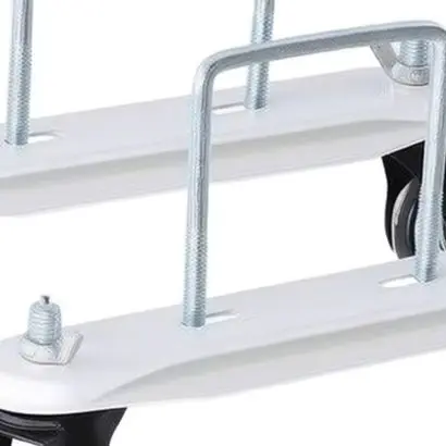 Swivel Casters Radiator Bracket for Enhanced Heater Maneuverability Carbon Steel Build for Reliable Support Over Time