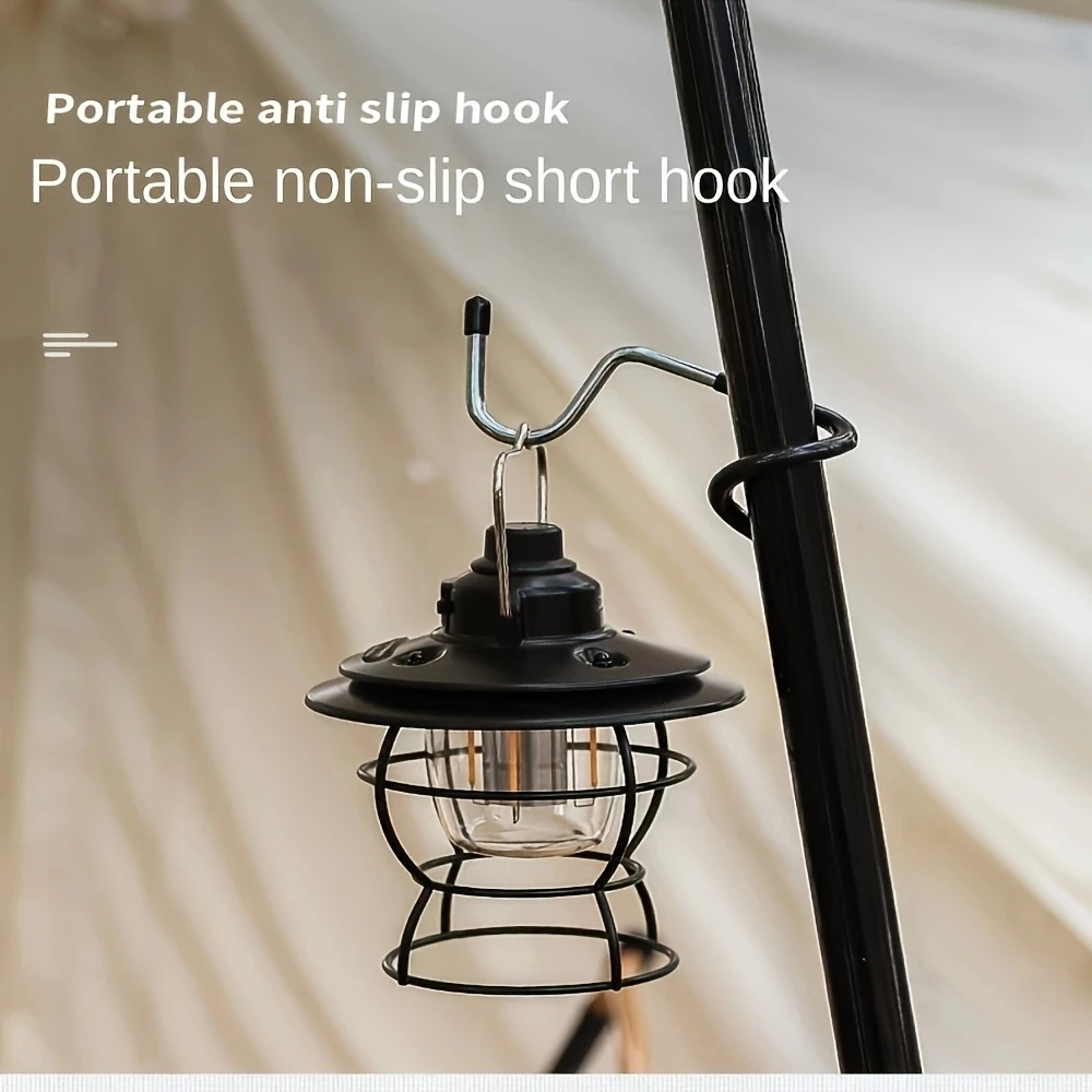 Edelstahl Licht Ständer Halter Haken Tragbare Zelt Pole Lampe Aufhänger Jagd Angeln Laterne Aufhänger Outdoor Camping Werkzeuge