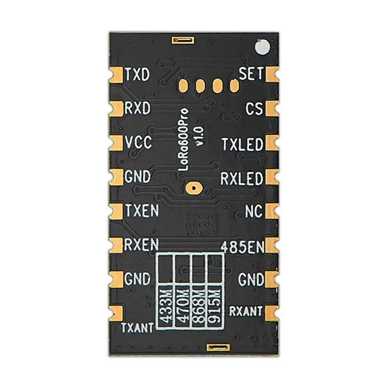 B04B-Lora600pro Lora Module 100Mw 5KM TTL 40CH Dual-Antenna Port Wireless Communication Module Serial 915Mhz