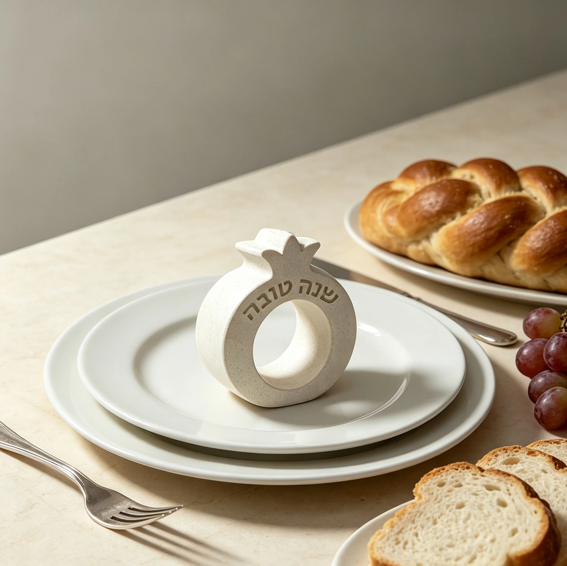 Judaica Festival Pomegranate Napkin Ring Silicone Mould Resin Epoxy Table Decor Casting Mold view 5