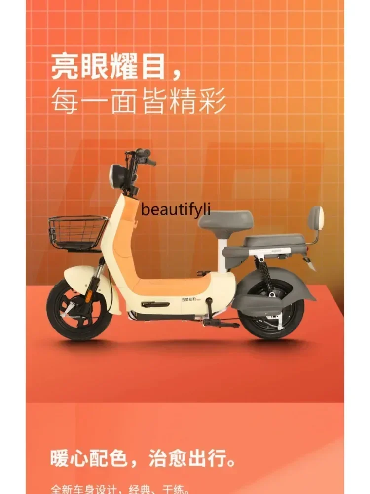 

ssL178 23 Electric Car 48 V13ah Amd Black Gold 50km Long Battery Car A8