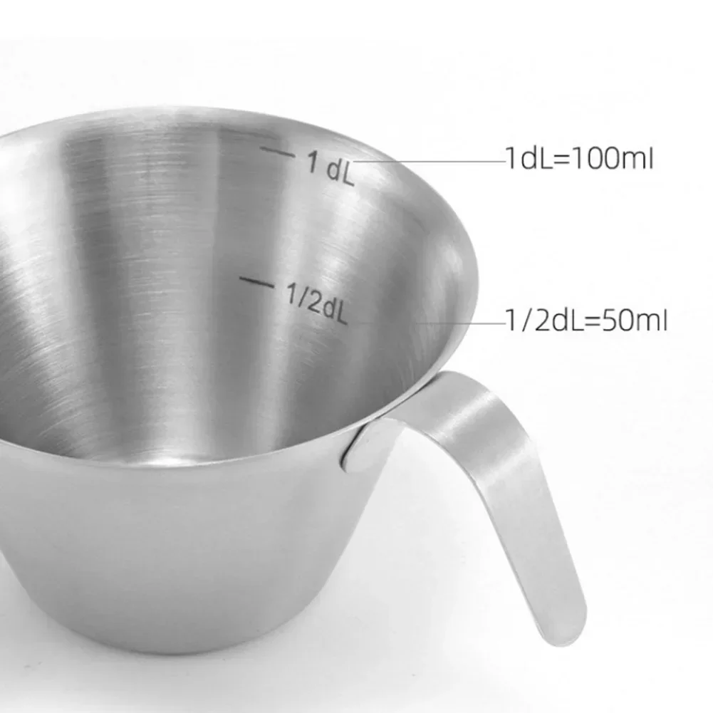 Tasse à mesurer à extraction en acier inoxydable 100.5, gadgets de salle à manger, accessoires pour cocktails, 46.5x100x41mm, 304 ml, 36g, 50ml