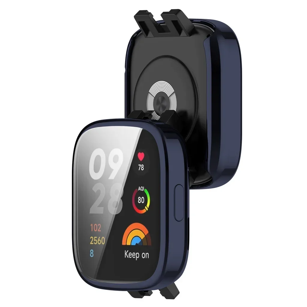 TPU Case for Redmi Watch 3 Watch3 Pro Soft Electroplating Screen Protector Frame Full Cover