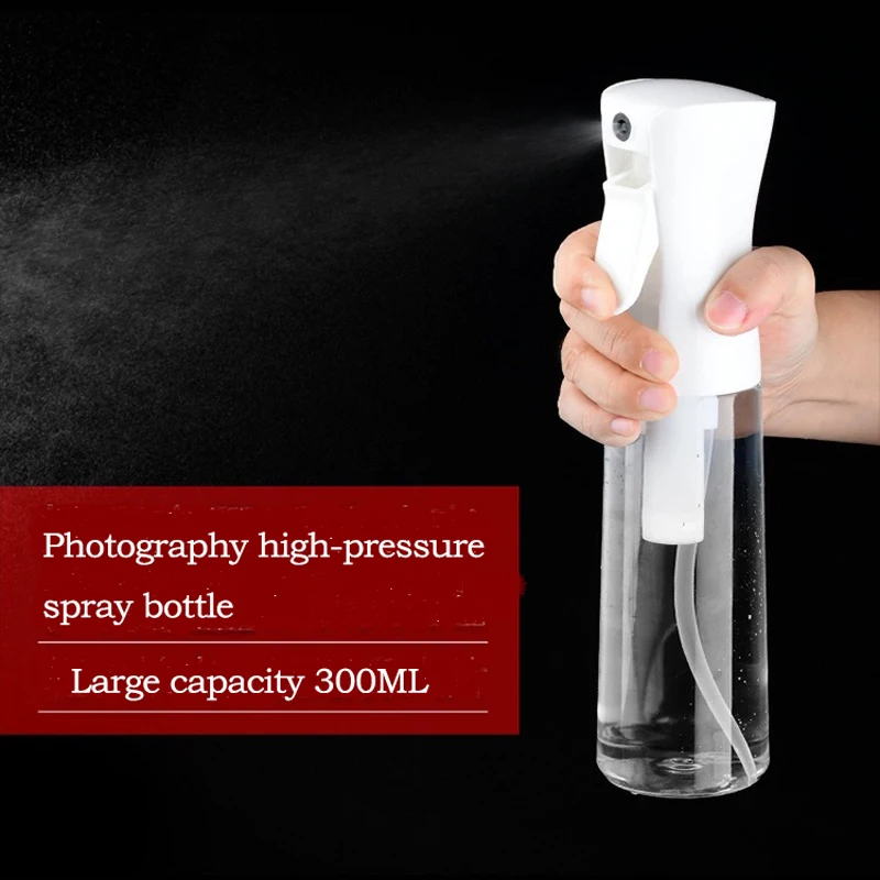 

Selens 300ML High Pressure Spray Bottle Transparent Portable Press Water Spray Bottle Spray Bottle Photography Accessories