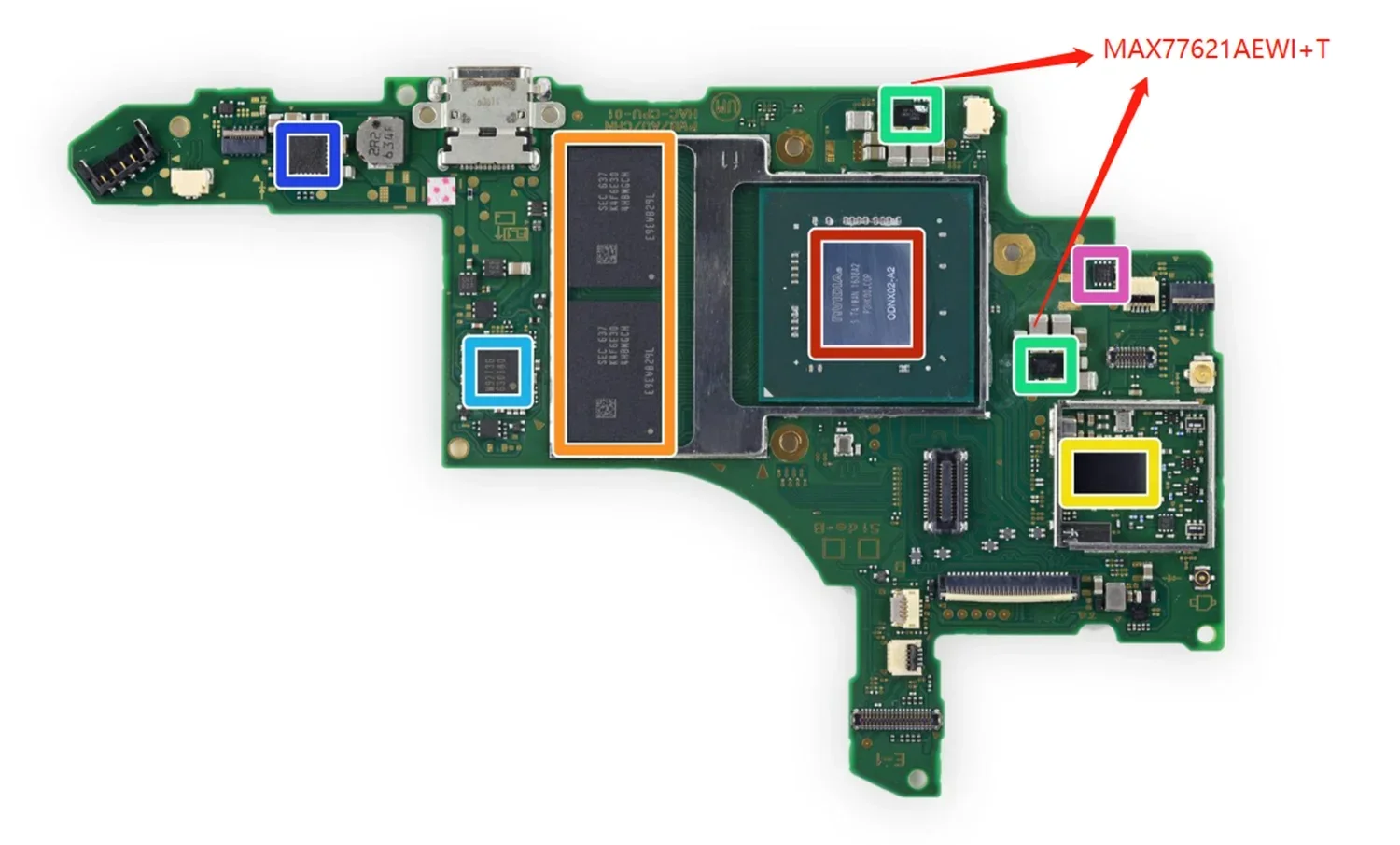 1-10ชิ้น MAX77621A MAX77621AEWI MAX77621สูงสุด77621aewi ชิป IC สำหรับ Nintendo SWITCH Console Power IC