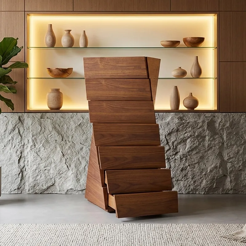 Multi Layer Wooden Display Cabinet Beauty Vertical Nordic Modern Living Room Cabinets Organizer Vitrinekast Home Furniture
