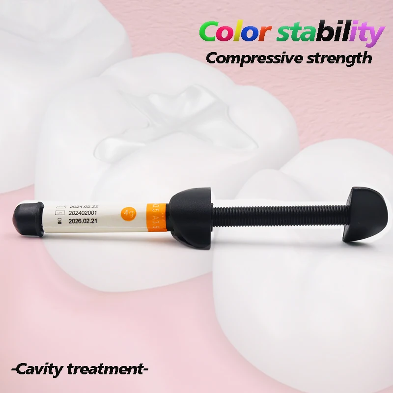 歯科材料レジン 4g A1 A2 A3 A3.5 B1 歯科エナメル複合審美強度層状接着口腔歯科医