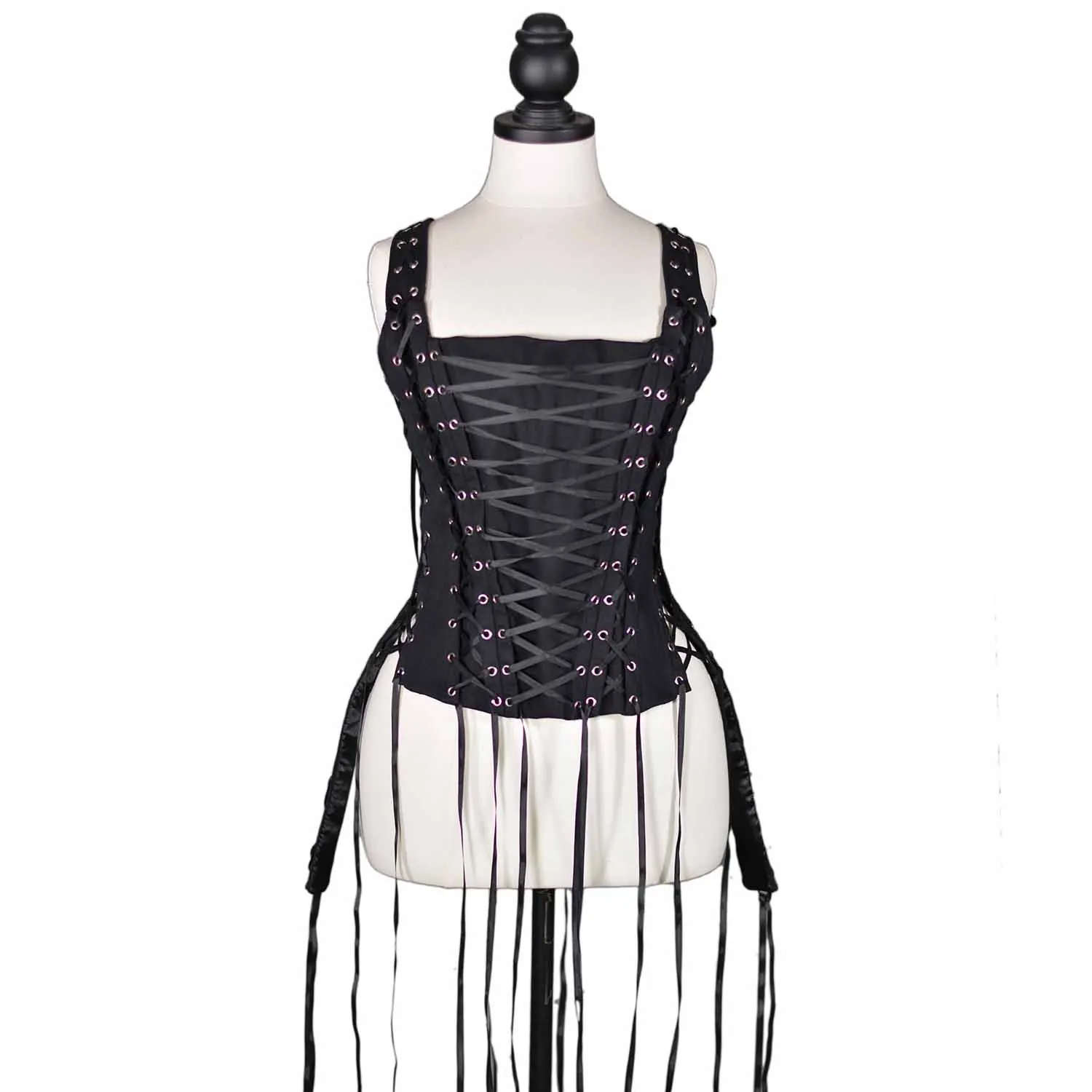 Sexy Gothic Corsets and Bustiers Top Overbust Corset Women Waist Trainer Strap Waist