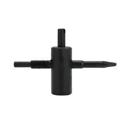 1pc Four Way Tire Valve Repair Tool Re-threading Threads of Tyre Valve Stem Core Removal Tool 4-in-1 Tire Nipple Fixing Tool