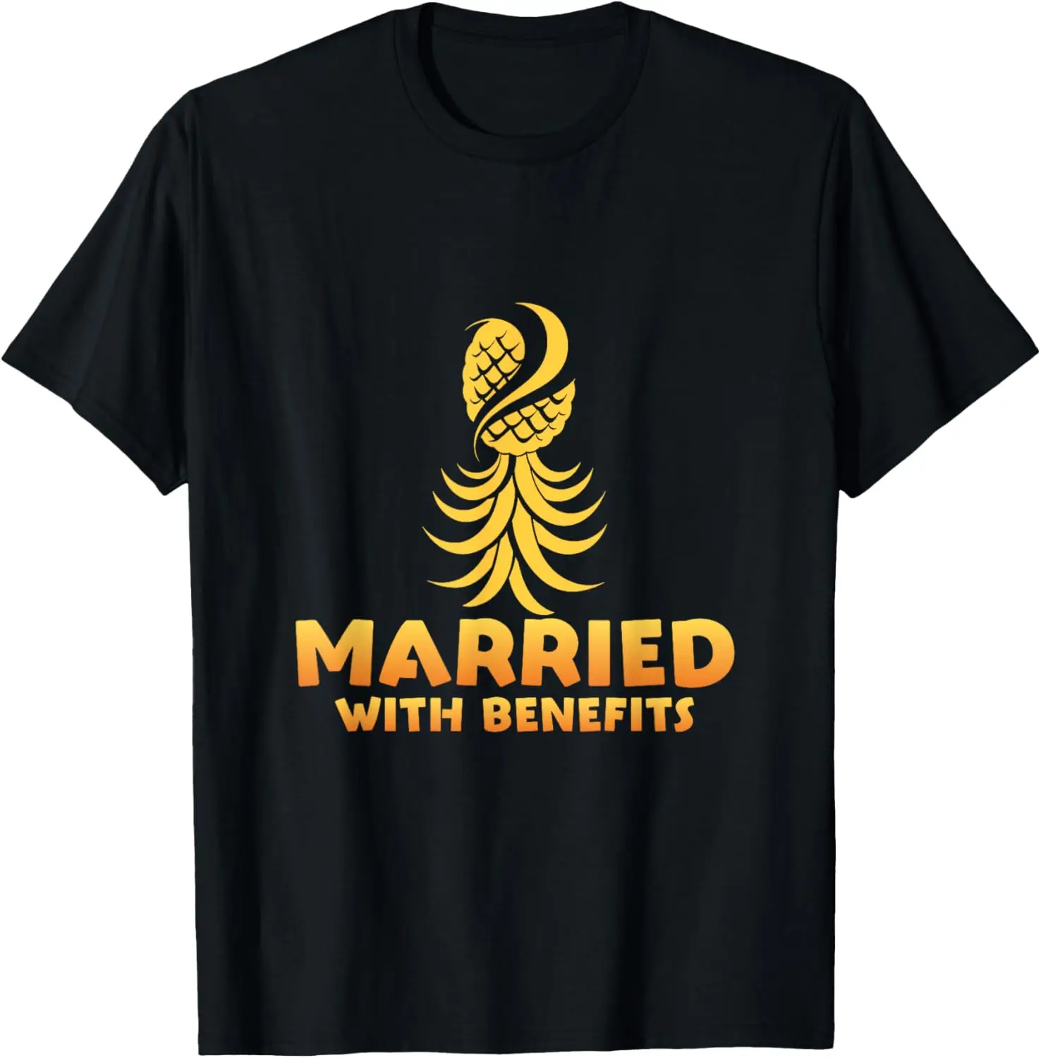 T-shirt con ananas capoveste con vantaggi sposati