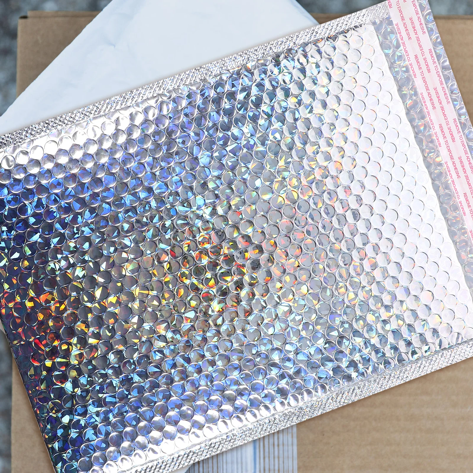 

5pcs Bubble Envelopes Mailers Adhesive Shipping Shock Absorption Coated Packaging For Clothing Padded Envelope Bubble Storage