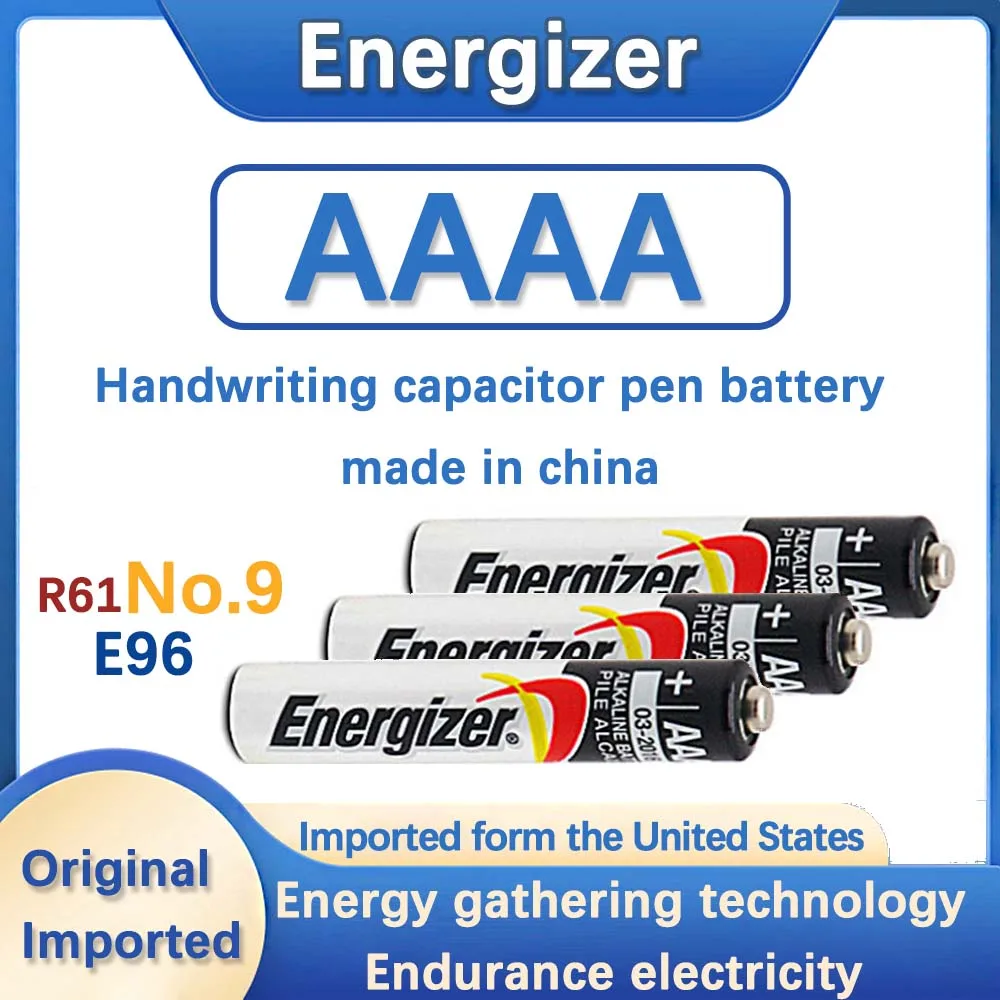 16PCS Energizer 1.5V LR61-E96 AAAA primary battery alkaline battery dry battery Bluetooth headset, laser pen battery