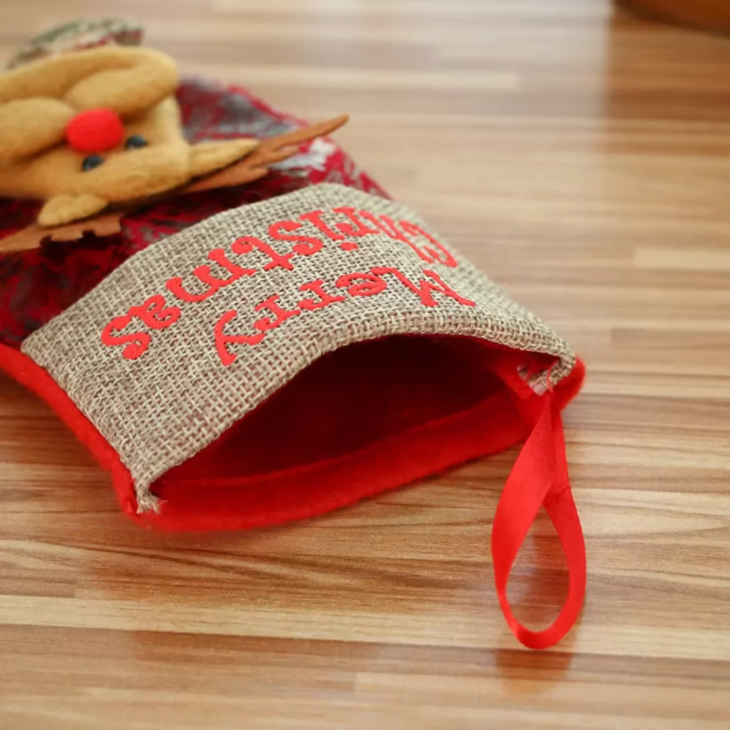 عيد الميلاد الرجعية عيد الميلاد الجوارب زينة عطلة الأطفال شجرة عيد الميلاد زينة المعلقات اكسسوارات الحفلات #3