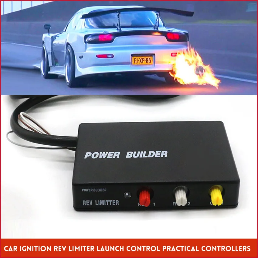 Exhaust Flame Kit Car Ignition Rev Limiter Launch Control Practical Controller Flamethrower Device Automotive Modification Parts