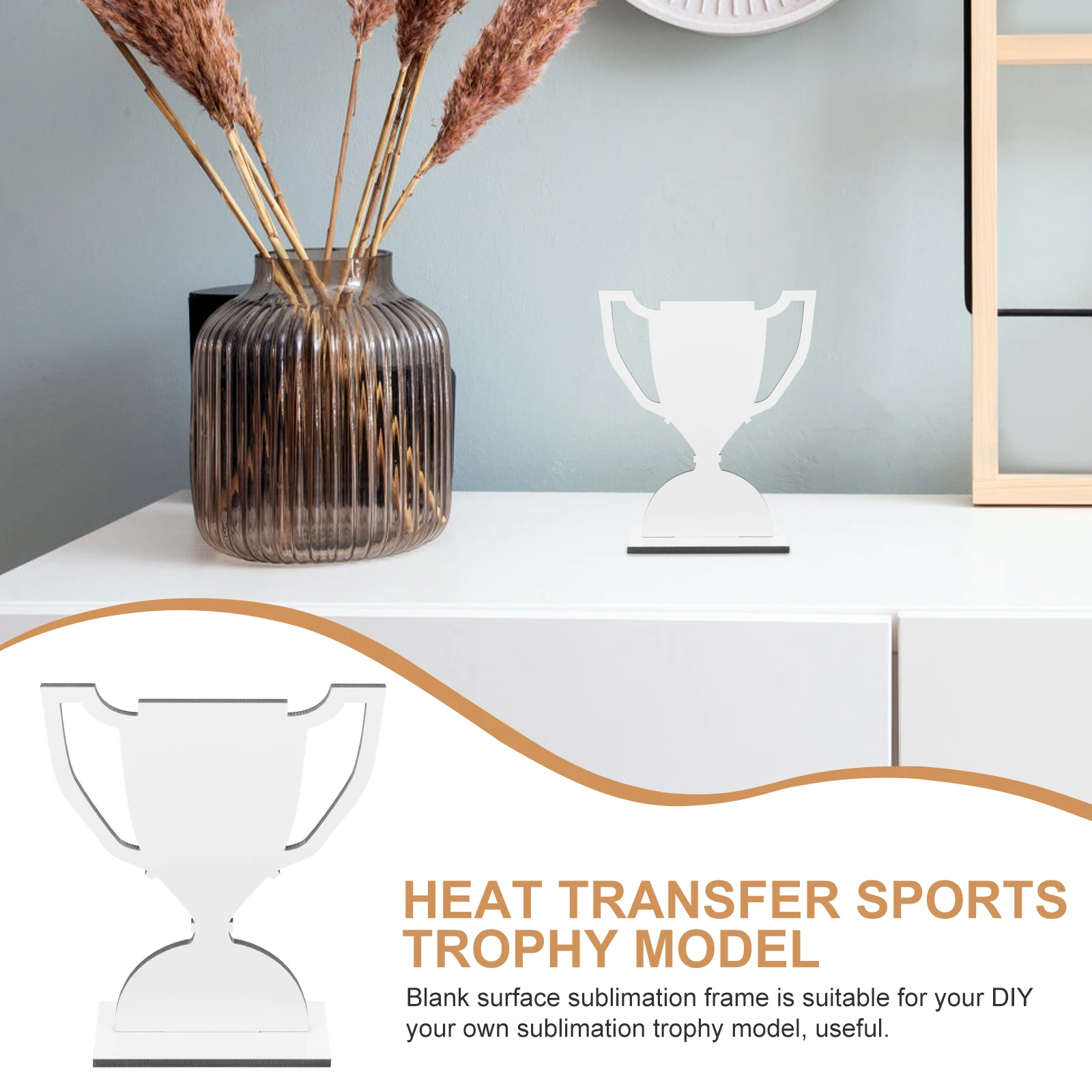 Sports Trophy Award Sublimation Baseball Small Trophys Trophies Blanks Awards Decorations